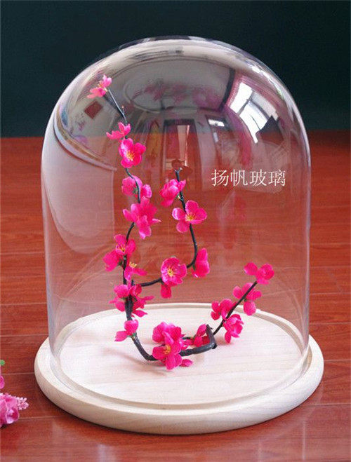 欧式大号透明玻璃罩防尘罩摆件永生花玻璃罩子节日婚庆礼品摆件