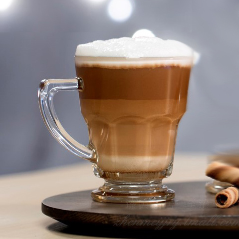 帕莎帕琦钢化玻璃咖啡杯时尚水杯