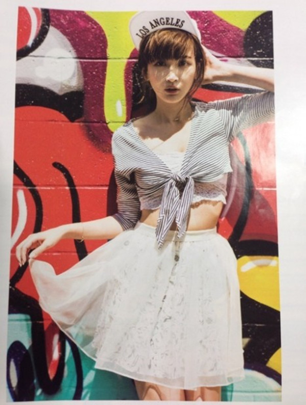 甜美日单 蓬蓬 欧根纱短裙