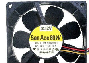SAN ACE 80W 9WP0812H401 DC12V 散热风扇 80X80X25mm