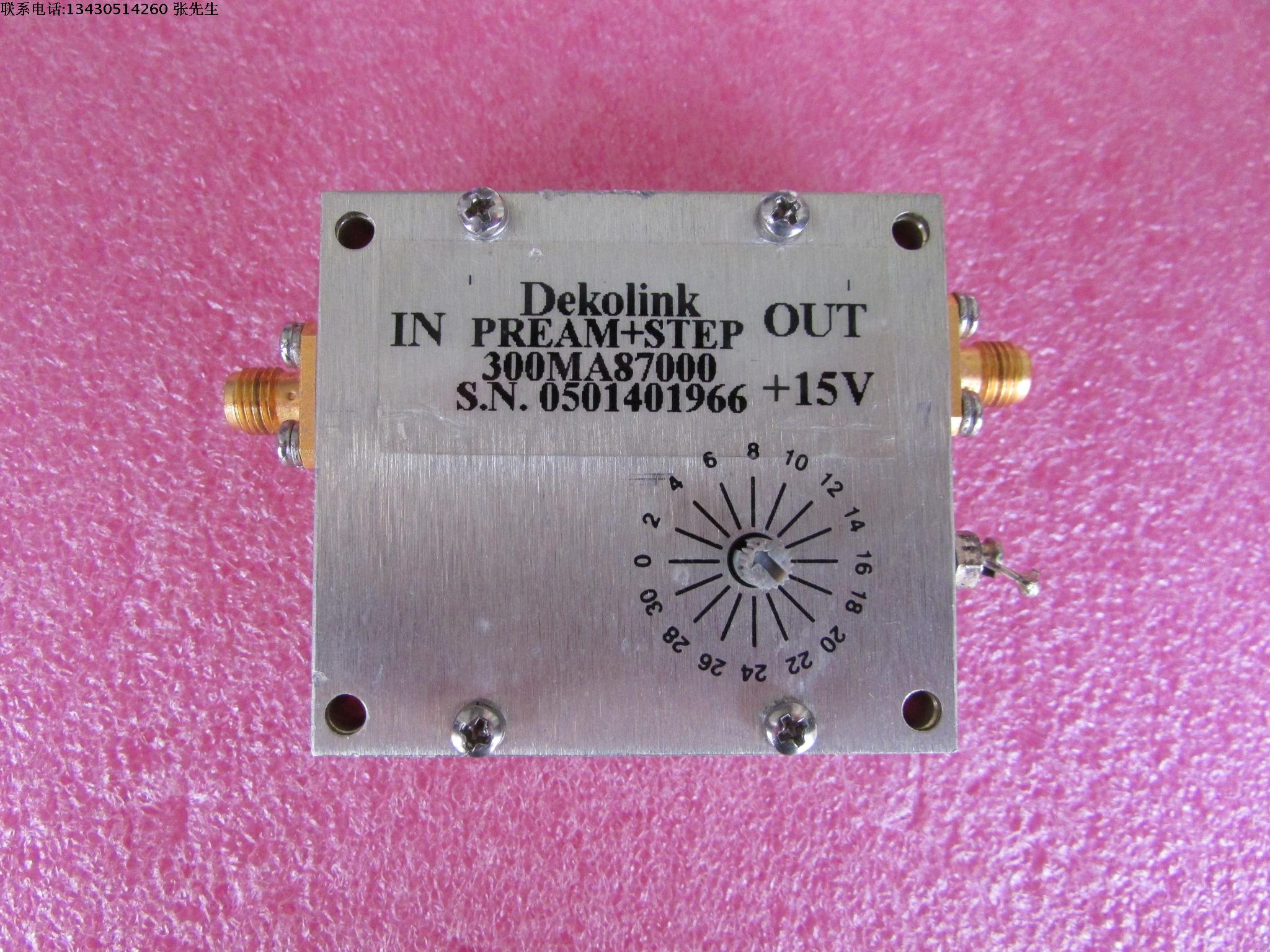 Dekolink进口 300MA87000 射频带通滤波器放大器组件