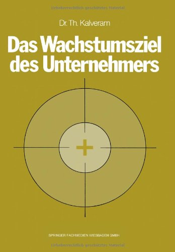 【预售】Das Wachstumsziel Des Unternehmers