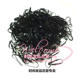 1包260根 盘发 黑色小皮筋 盘发小工具发圈发绳 头绳头饰