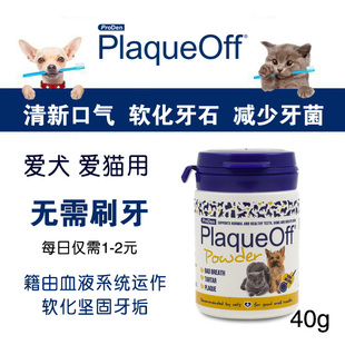 博乐丹宠物洁牙粉40g除口臭除牙垢牙菌斑猫牙齿发黄口腔清洁狗狗