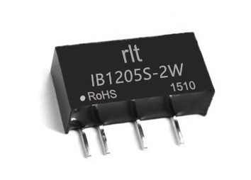 dc-dc电源模块12V转5V单路稳压 单片机隔离芯片 IB1205S-2W