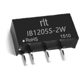 dc-dc电源模块12V转5V单路稳压 单片机隔离芯片 IB1205S-2W