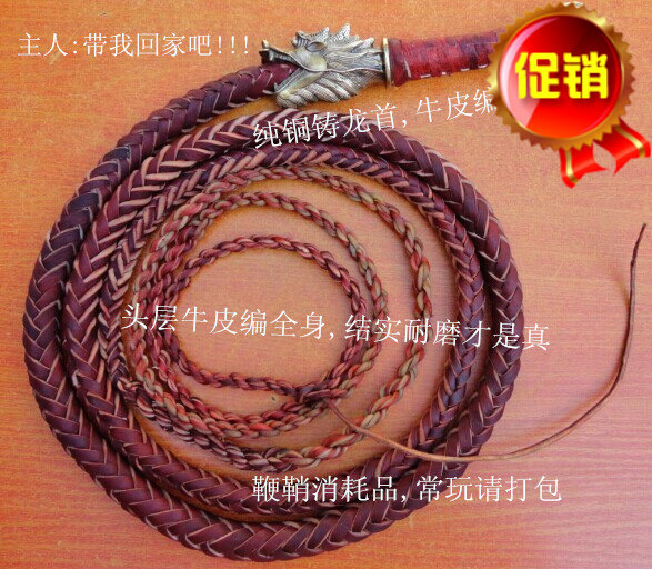 (龙头响鞭)特价包邮  四米健身鞭\防身鞭\武术软鞭\道具鞭(铜柄)