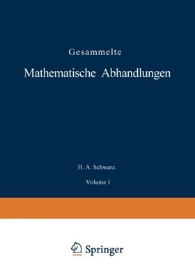 预订 Gesammelte Mathematische Abhandlunge...