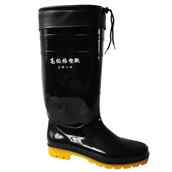 Chaussures - bottes caoutchouc homme pour hiver - semelle tendon - Ref 971105 Image 3