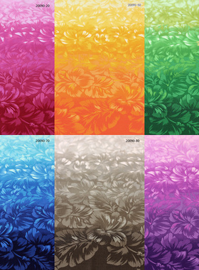 7折 日本LECIEN印花布 中岛凯西2015系列 印花晕染布料 20090