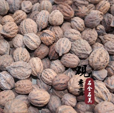 称斤纯野生山核桃成斤一斤60-90个左右穿串文玩核桃小秋子八棱