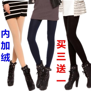 秋季丝袜连裤袜防勾丝加绒加厚肉色女打底裤袜子春秋款薄中厚丝袜