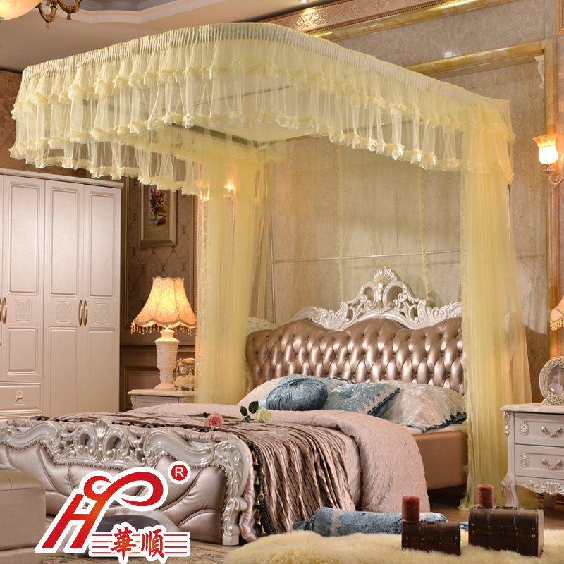 落地导轨拉绳蚊帐1.5米蚊帐家用