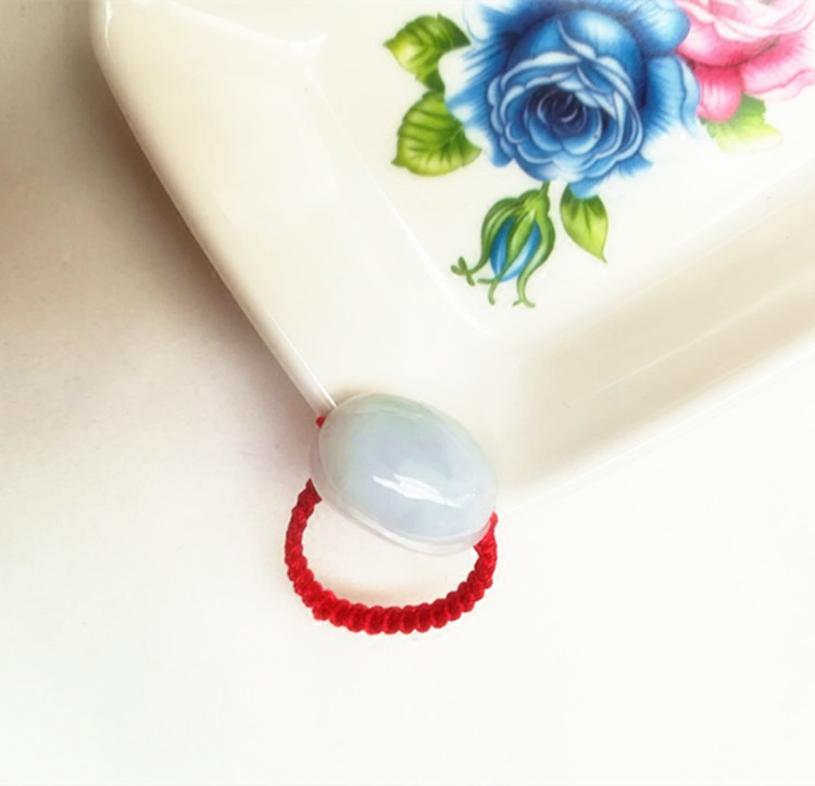 翡翠a货苹果聚宝盆手工编织元宝