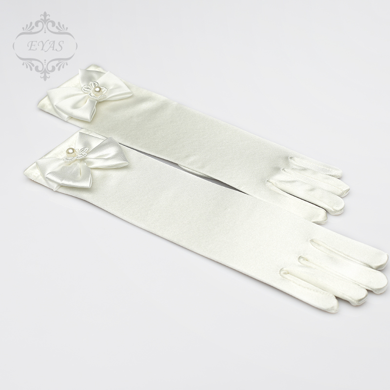 Gants pour fille EYAS en satin - Ref 2151405 Image 1