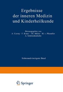【预订】Ergebnisse Der Inneren Medizin Und K...
