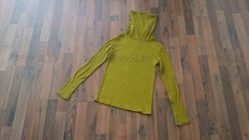 特价【紫】egoist韩单原单双层加厚领好品质打底高领T