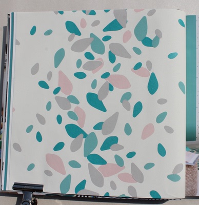 德国条纹客厅墙纸