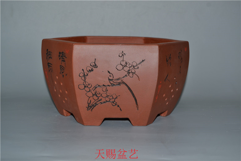 全手工宜兴紫砂透气中国风