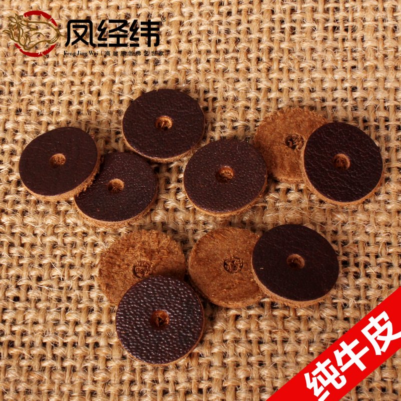 藏饰 纯牛皮隔片 星月金刚菩提蜜蜡佛珠 牛皮隔片垫片Diy手链配件图片