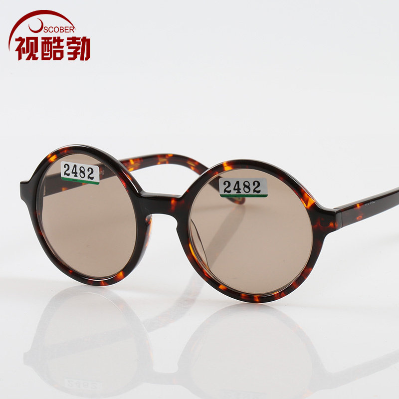 复古正品男女养眼遮阳水晶石太阳镜水晶天然中老年墨镜石头镜包邮