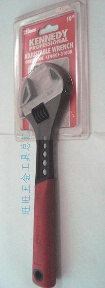 进口英国肯尼迪 KENNEDY 8寸 橡胶柄活动扳手 KEN-501-3080K