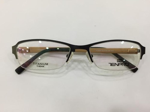 代言淡泊纯钛眼镜架