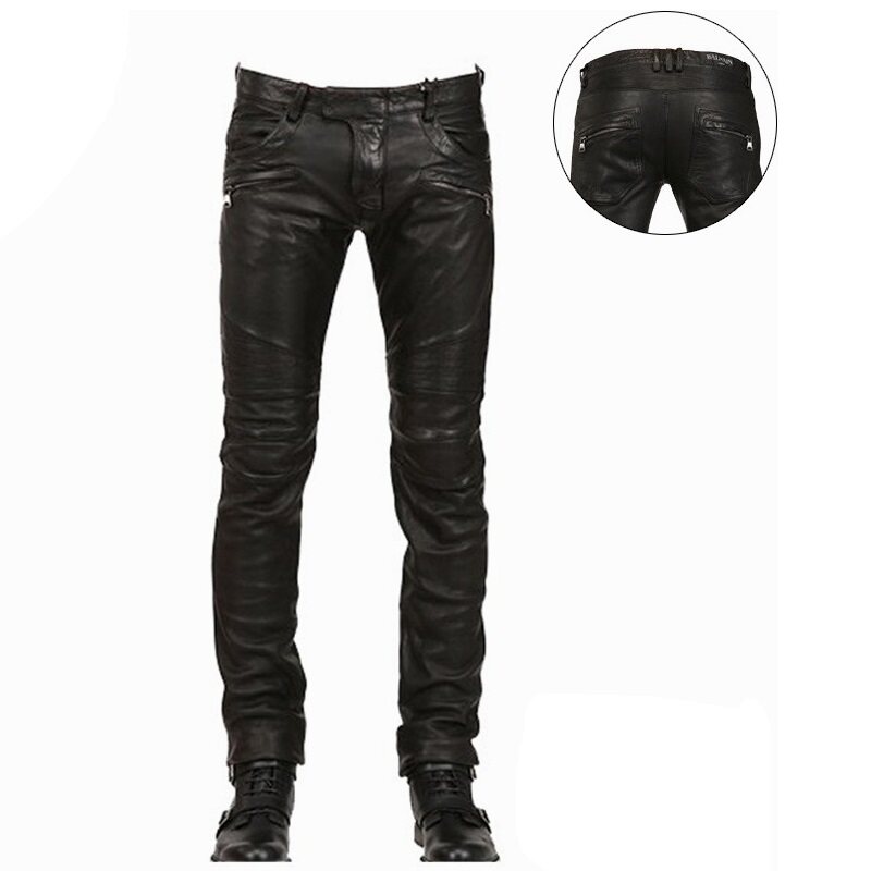 Pantalon cuir homme droit - Ref 1479210 Image 1