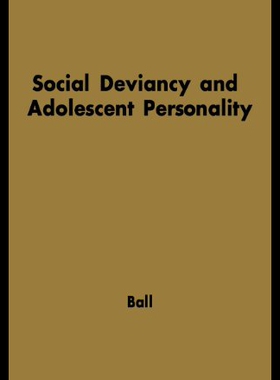 【预售】Social Deviancy and Adolescent Personality: An An