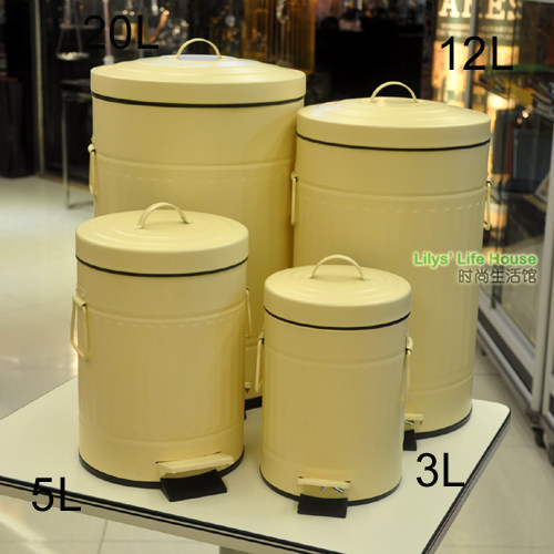 20l升圆形脚踩踏式||茶水间金属