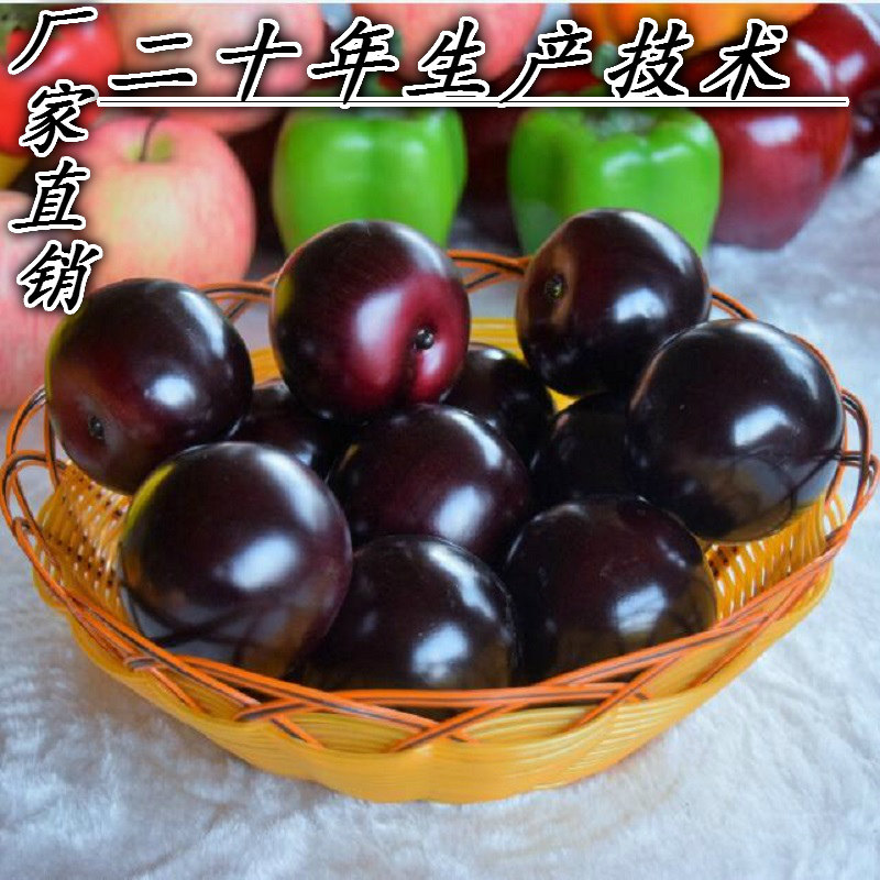 仿真水果蔬菜 黑布林 仿真李子仿真水果