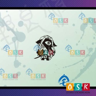 野良神 蠃蚌 墙贴 动漫 墙贴 笔记本贴 痛车贴 手办柜玻璃装饰贴