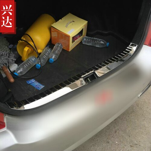 适用于2007-16款比亚迪F3三厢不锈钢后备箱踏板BYD F3内置后护板