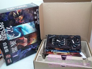 蓝宝石 hd7850 1g 白金版 D5 显卡 比肩GTX660 游戏卡 图形卡