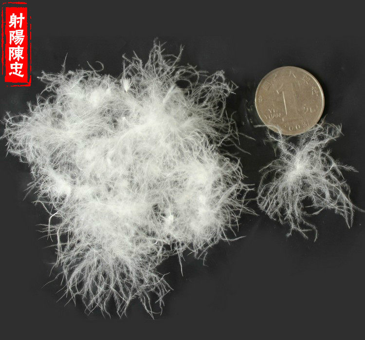 国标90%白鸭绒大朵绒水洗散装鹅绒羽绒羽绒服半成品九成品填充物