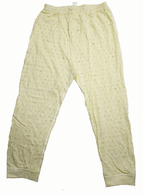 乐天BABY*Disney 6-9个月黄色波点全棉超薄完档长裤