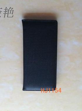 酒店黑色收银夹客人买单本付帐结帐本强磁吸铁票务夹皮质软皮夹板