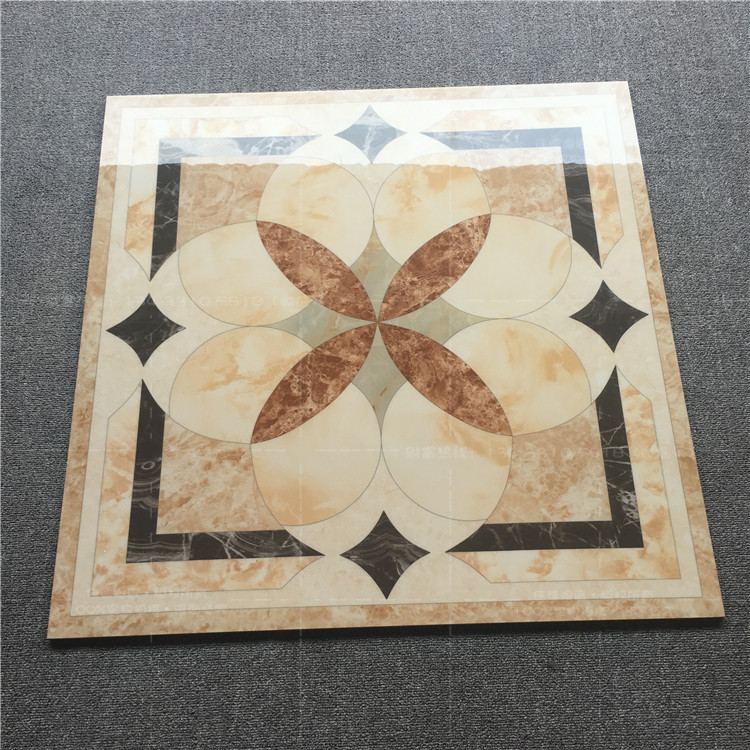 佛山瓷砖玄关过道背景墙砖 金刚石拼花800x800客厅耐磨地砖地板砖