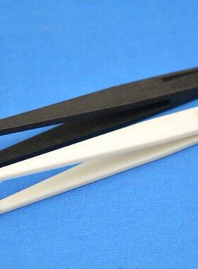 【深辉电子】黑白色内弯尖头镊子 可轻松夹取IC等微小元件