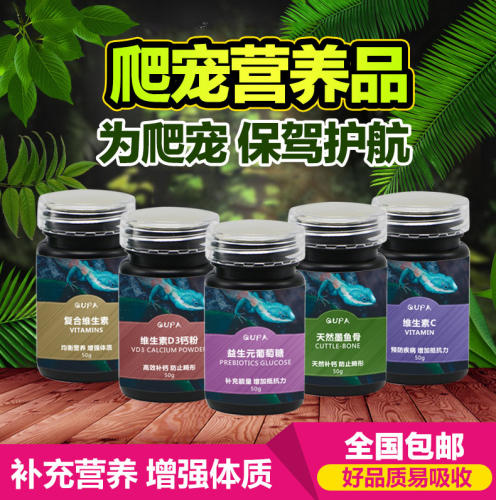 陆龟守宫爬虫钙粉d3 葡萄糖水龟增体力补营养提高免疫力拒食包邮