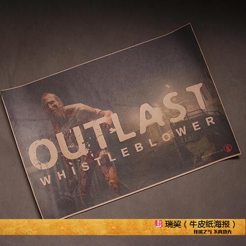 恐怖逃生 海报 outlast 告密者海报 waylon park游戏宣传画