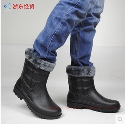 Chaussures - bottes caoutchouc homme pour hiver - semelle tendon - Ref 972467 Image 8