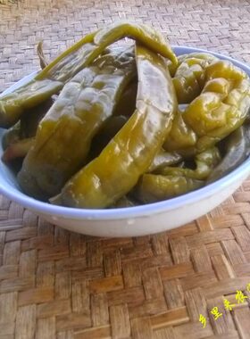 湖南衡阳特产常宁腌辣椒老坛酸菜