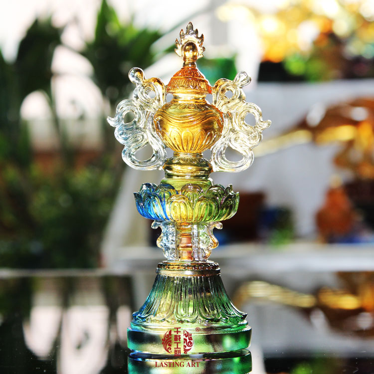 工艺琉璃烛台香炉佛堂密宗法器