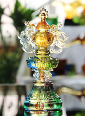 工艺琉璃烛台香炉佛堂密宗法器