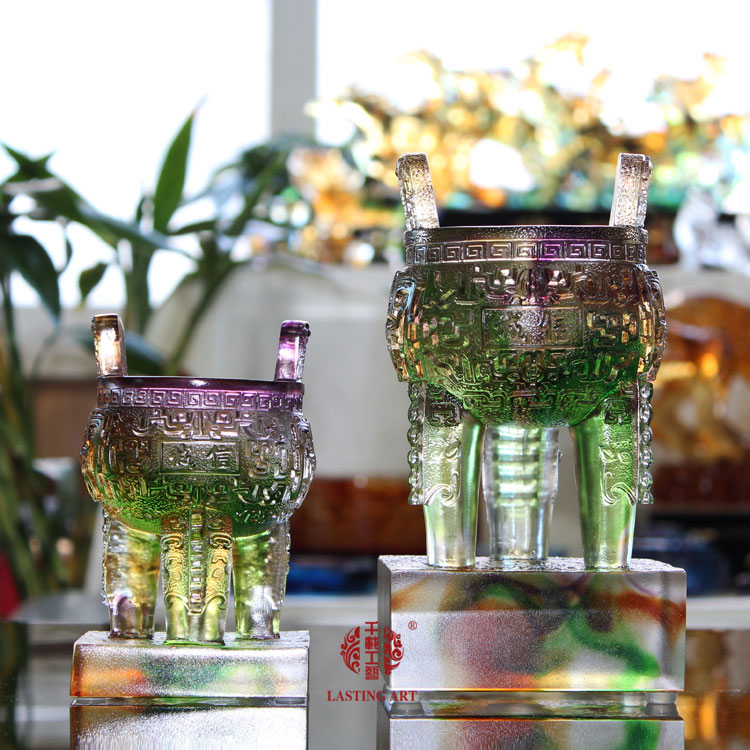 六合春琉璃蒸蒸日上庆典工艺品图片