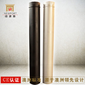澳洲纽波特燃木铸铁壁炉 壁炉专用不锈钢烟管 304不锈钢材质烟管
