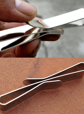 多用途战术金属加厚S形尾夹织带夹卡扣 腰带夹 便捷尾夹皮带夹