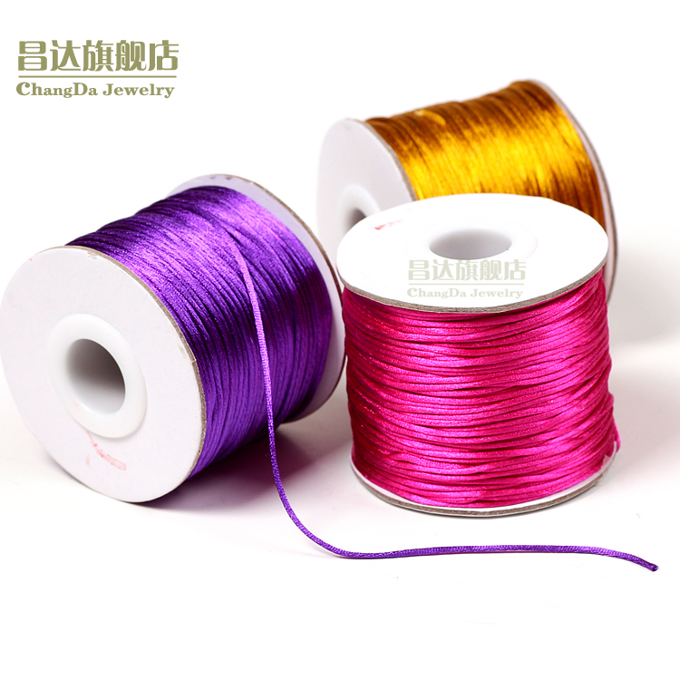 昌达粗台湾线7号七彩台湾线玉线手编线红绳1.5mmDIY串珠材料手工