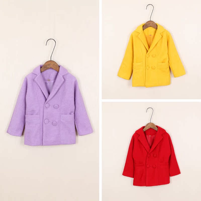 Manteau pour fille en laine - Ref 2162353 Image 1